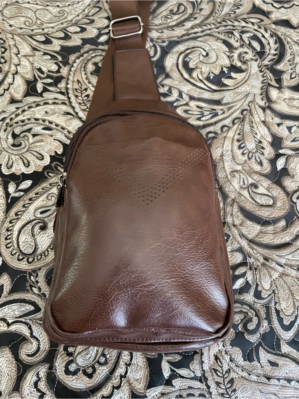 Westend Sling Crossbody Bag - Brown